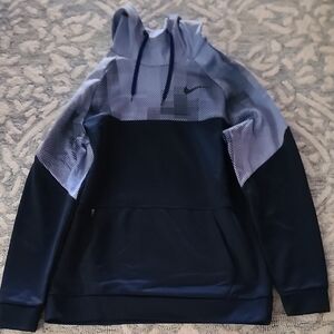 Nike Dark Blue and Light Gray Hoodie